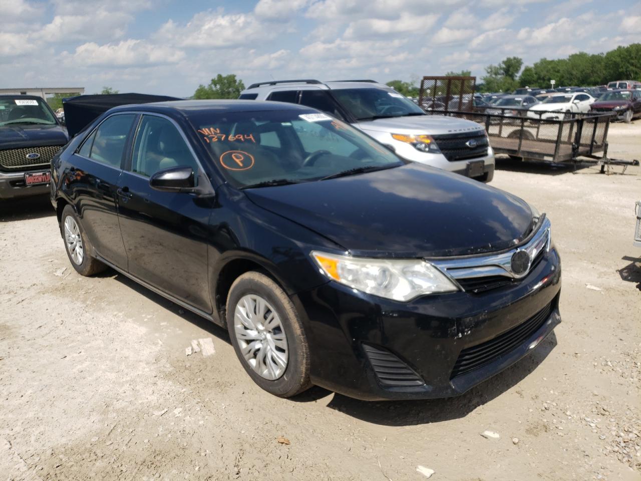 TOYOTA CAMRY BASE 2012 with VIN 4T1BF1FK9CU137694 - Photo from auction