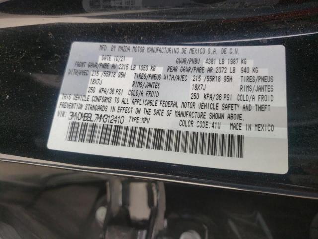 Photo 10 from auction – 2021 MAZDA CX-30 SELE with VIN 3MVDMBBL7MM312410