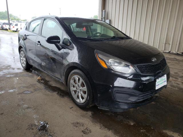 KIA RIO LX 2014 with VIN KNADM4A35E6344589 - Photo from auction
