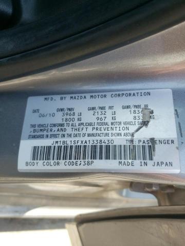 Photo 10 from auction – 2010 MAZDA 3 I with VIN JM1BL1SFXA1338430