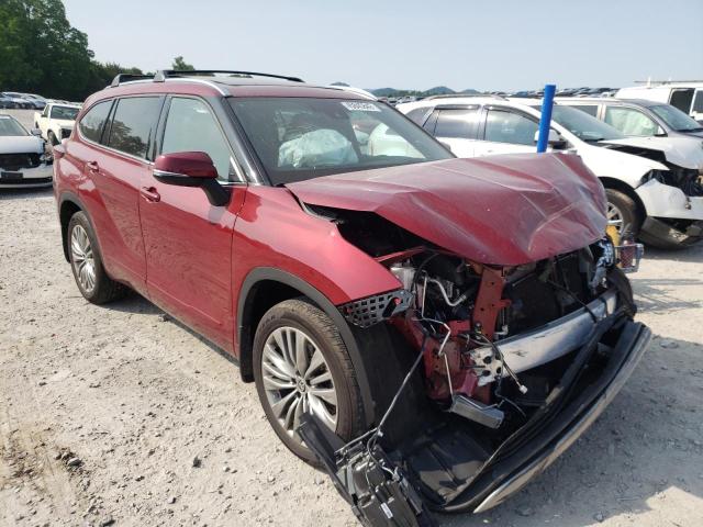 Photo 1 from auction – 2021 TOYOTA HIGHLANDER with VIN 5TDFZRBH0MS078370