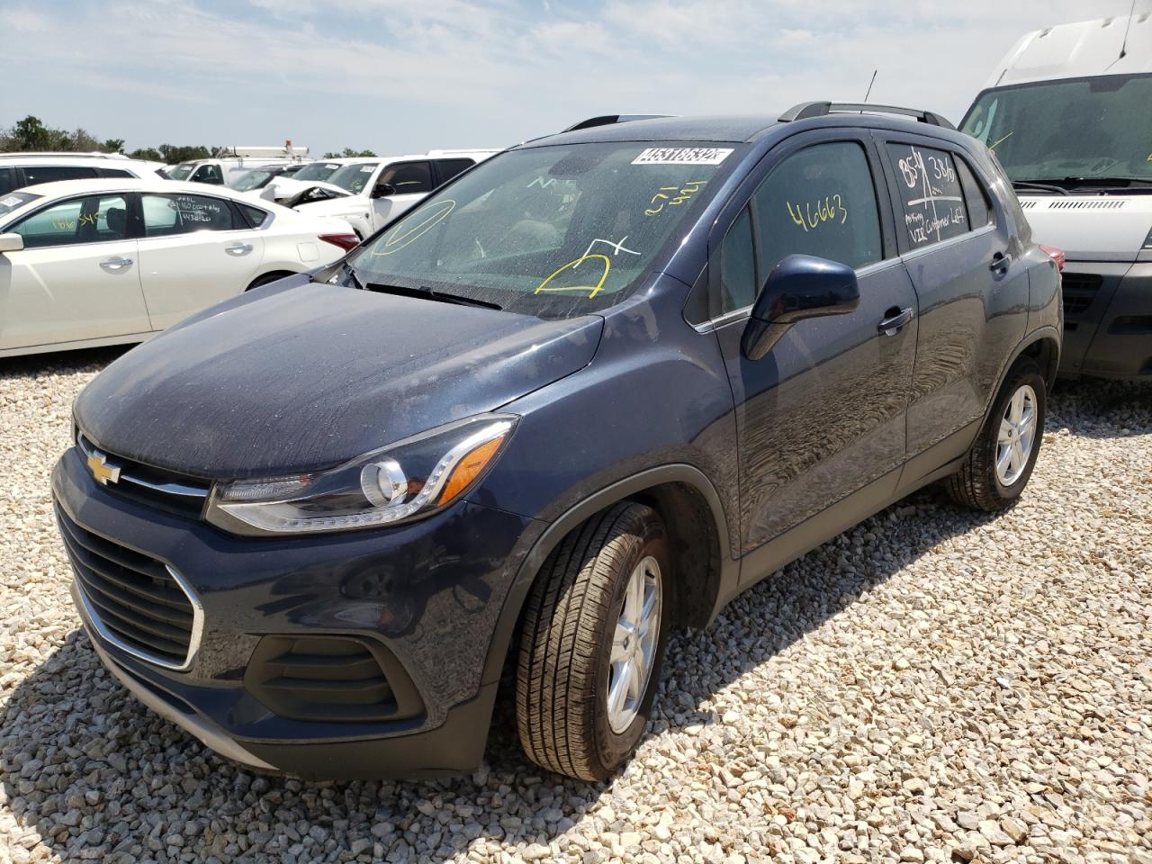 Photo 2 from auction – 2019 CHEVROLET TRAX 1LT with VIN 3GNCJLSB9KL278421