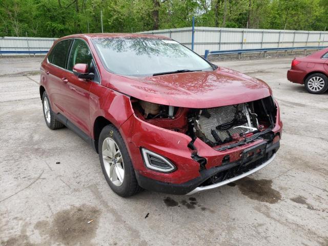 FORD EDGE SEL 2017 with VIN 2FMPK4J9XHBB09617 - Photo from auction