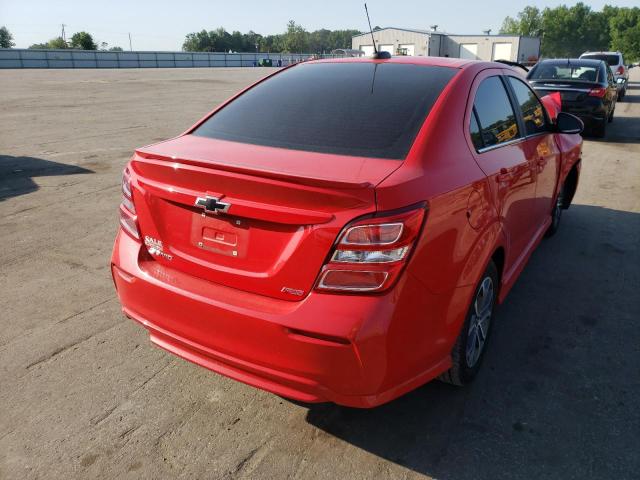 Photo 4 from auction – 2019 CHEVROLET SONIC with VIN 1G1JD5SB6K4129496