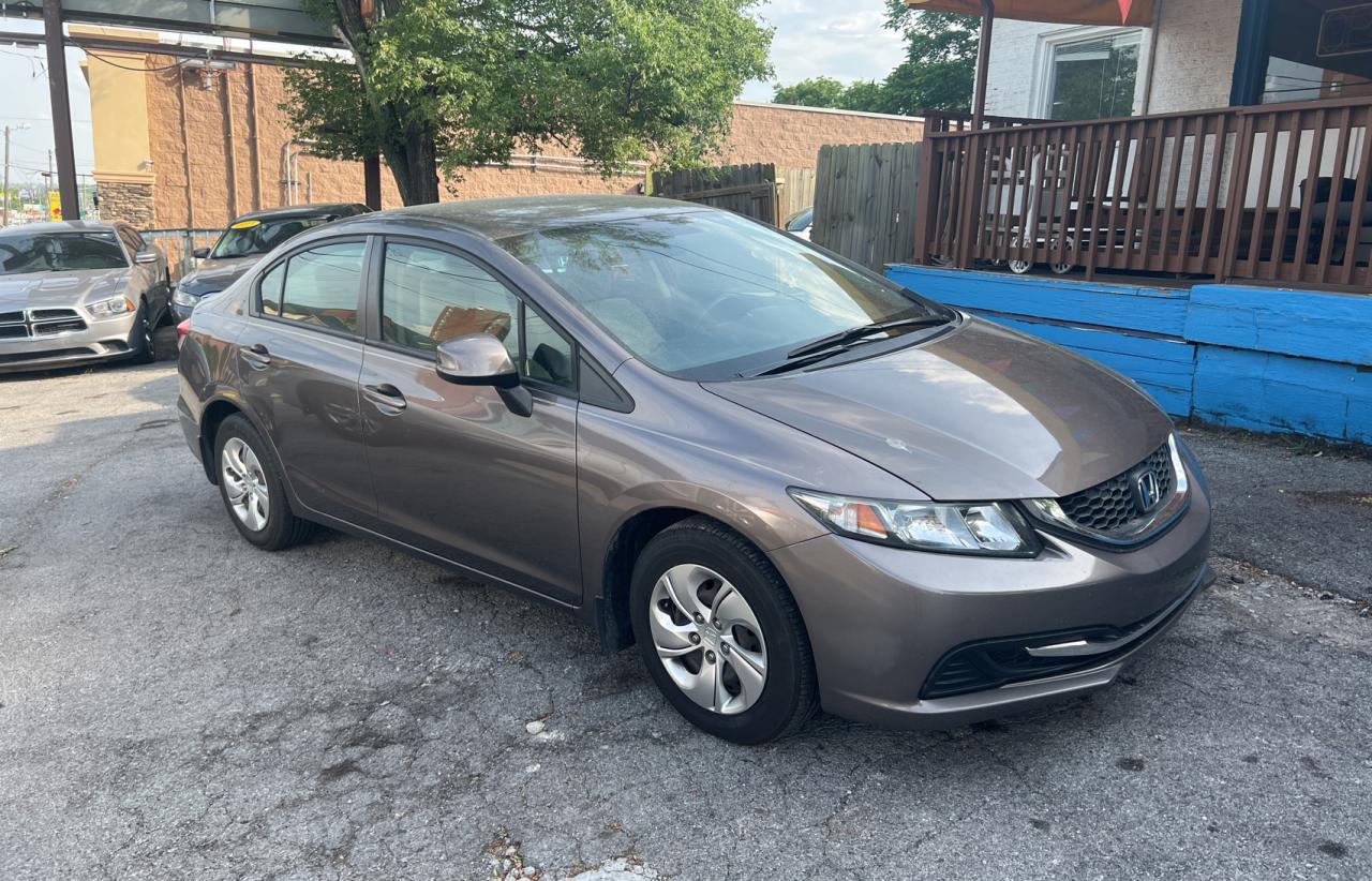 Photo 1 from auction – 2013 HONDA CIVIC LX with VIN 2HGFB2F53DH502992