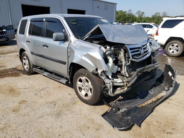 HONDA PILOT LX 2013 with VIN 5FNYF3H23DB006987 - Photo from auction