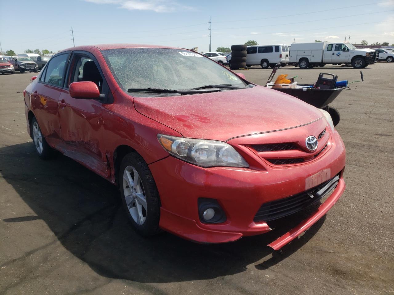 TOYOTA COROLLA 2013 with VIN 2T1BU4EE2DC092068 - Photo from auction