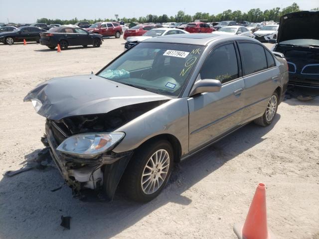Photo 2 from auction – 2005 HONDA CIVIC EX with VIN 2HGES26735H618062