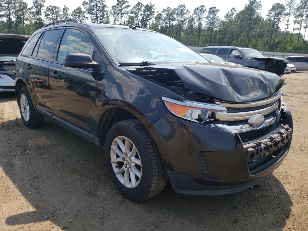 FORD EDGE SE 2014 with VIN 2FMDK3GC0EBA54008 - Photo from auction