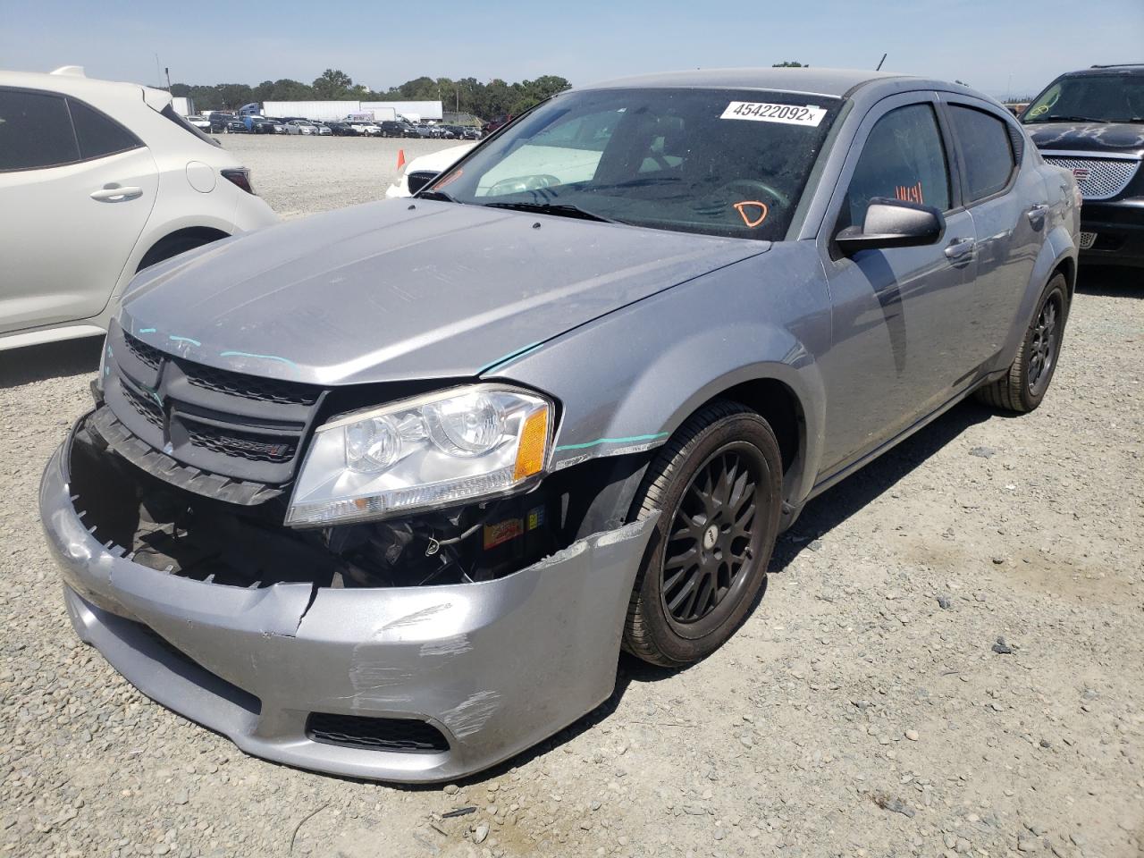 Photo 2 from auction – 2014 DODGE AVENGER SE with VIN 1C3CDZAB4EN112577