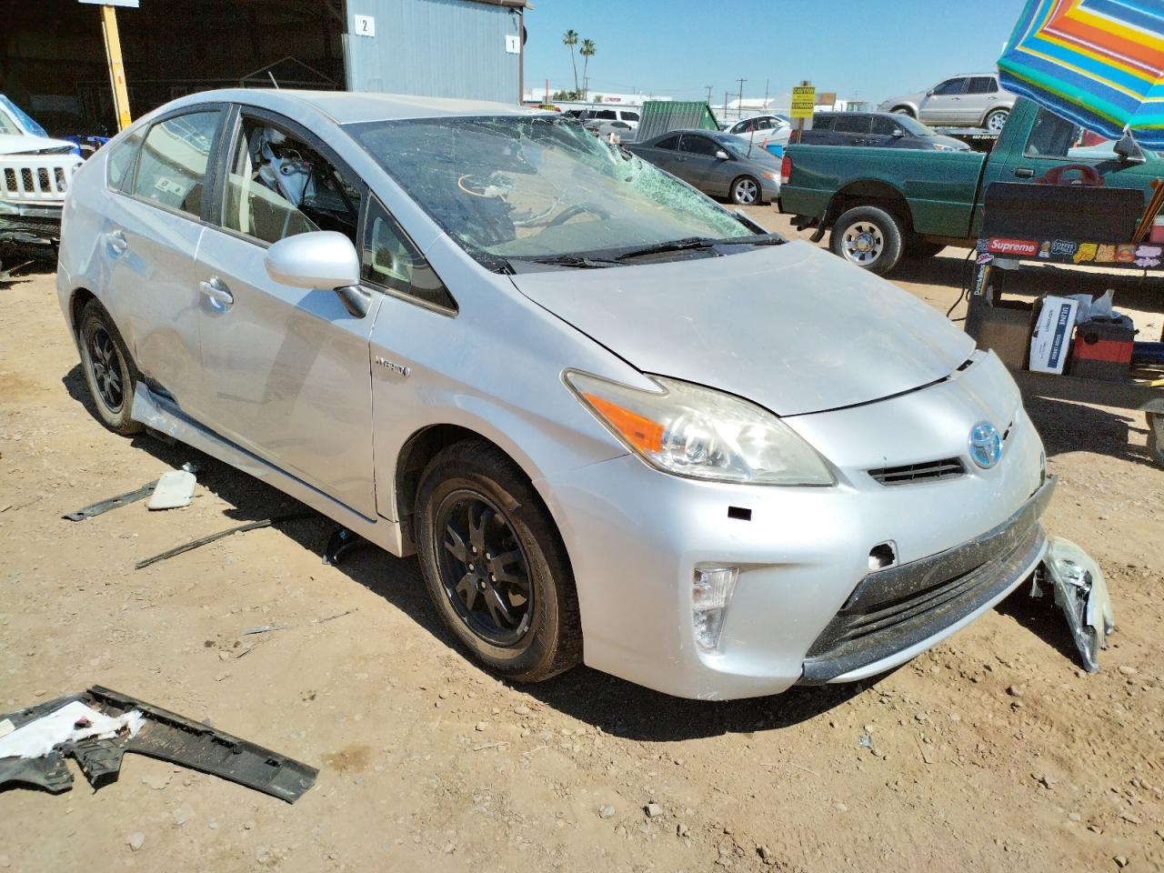 TOYOTA PRIUS 2014 with VIN JTDKN3DUXE0375359 - Photo from auction