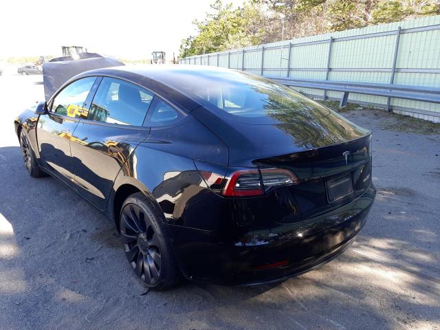 Photo 3 from auction – 2021 TESLA MODEL 3 with VIN 5YJ3E1EC1MF061131
