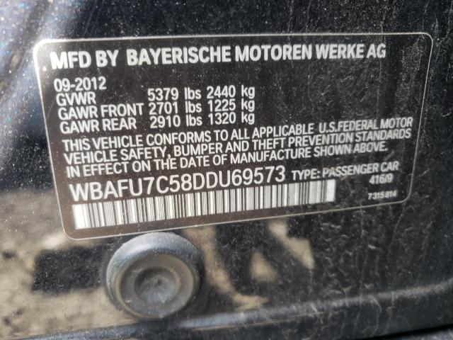 Photo 10 from auction – 2013 BMW 535 XI with VIN WBAFU7C58DDU69573
