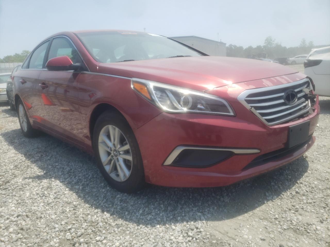 HYUNDAI SONATA SE 2016 with VIN 5NPE24AF3GH335115 - Photo from auction