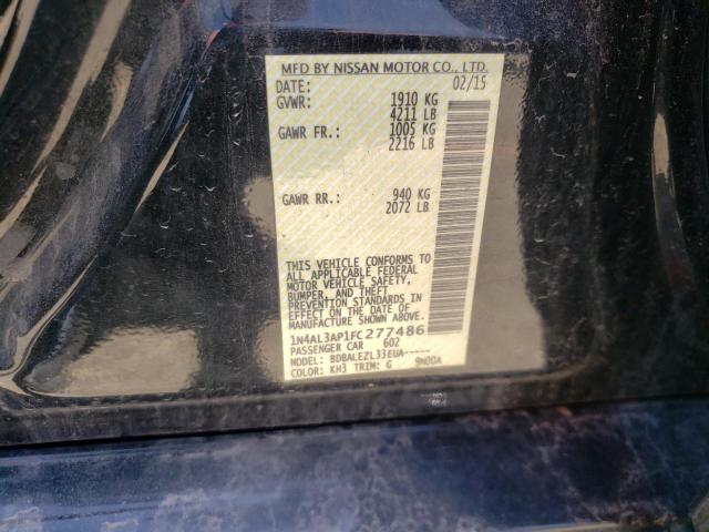 Photo 10 from auction – 2015 NISSAN ALTIMA 2.5 with VIN 1N4AL3AP1FC277486