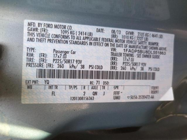 Photo 10 from auction – 2013 FORD C-MAX SEL with VIN 1FADP5BU8DL551863