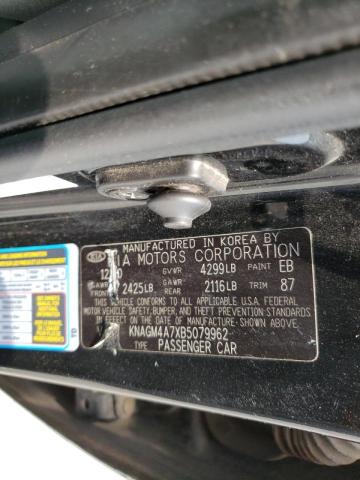 Photo 10 from auction – 2011 KIA OPTIMA LX with VIN KNAGM4A7XB5079962