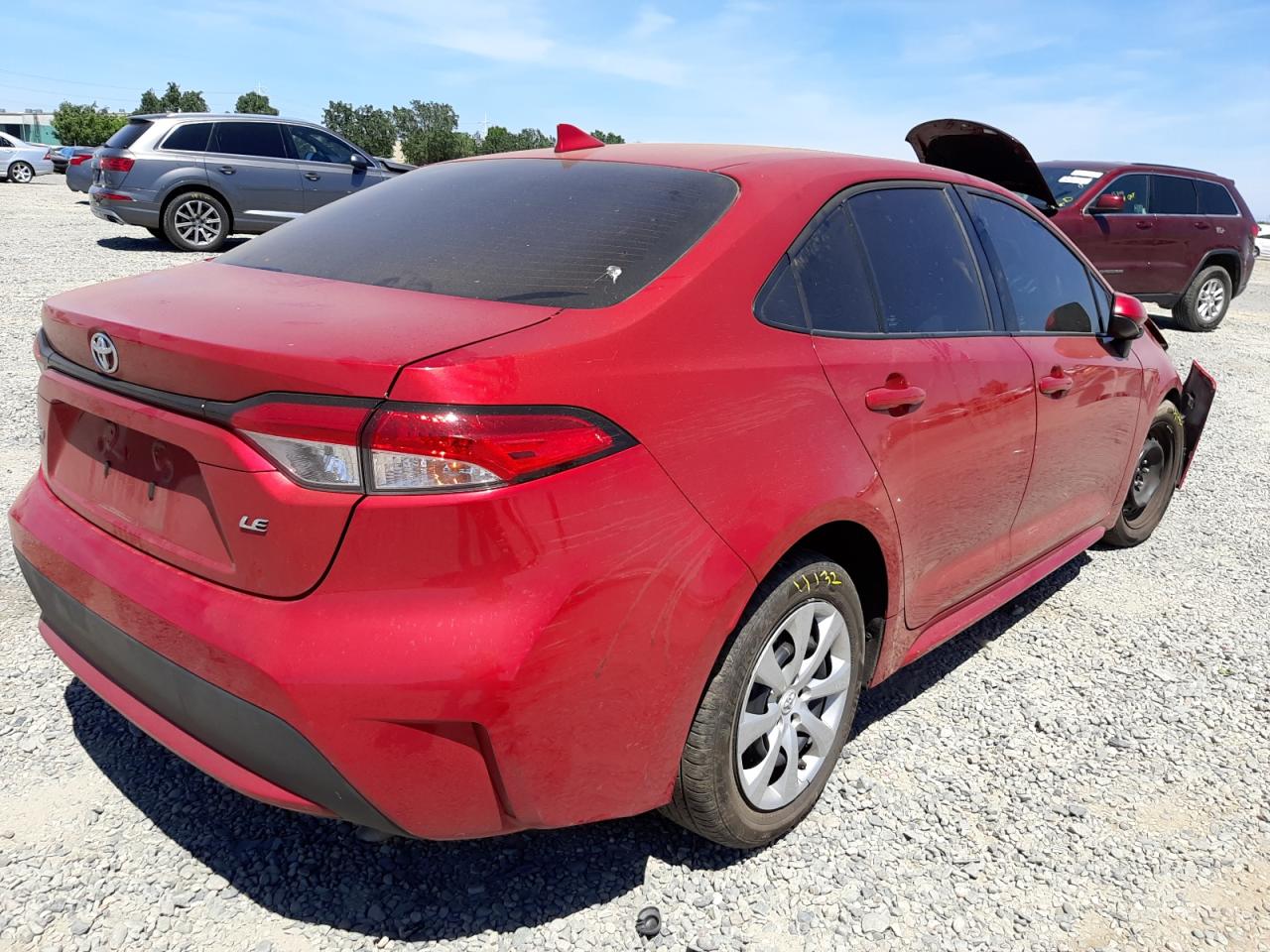 Photo 4 from auction – 2020 TOYOTA COROLLA LE with VIN 5YFEPRAE4LP122760