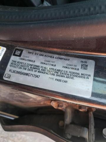 Photo 10 from auction – 2021 CHEVROLET SPARK LS with VIN KL8CB6SA9MC717347