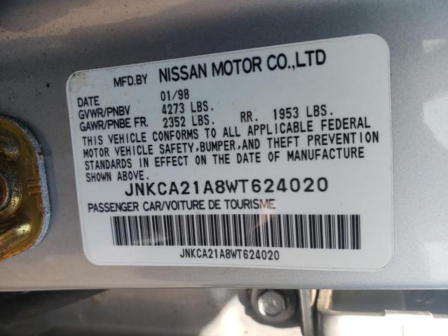 Photo 10 from auction – 1998 INFINITI I30 with VIN JNKCA21A8WT624020