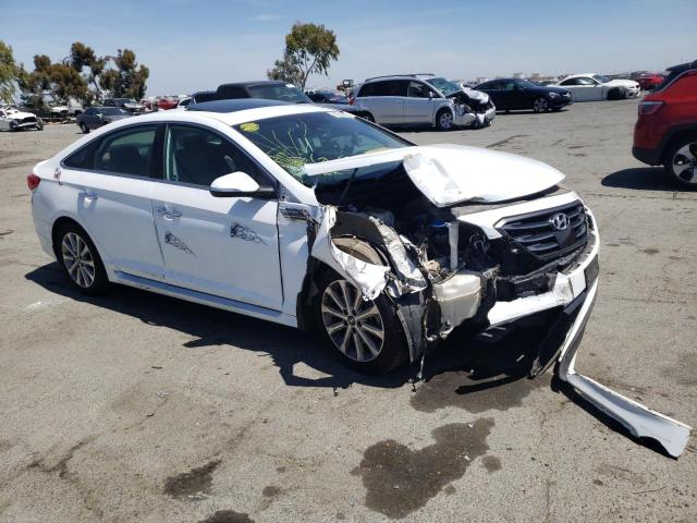 HYUNDAI SONATA SPO 2017 with VIN 5NPE34AF7HH579770 - Photo from auction