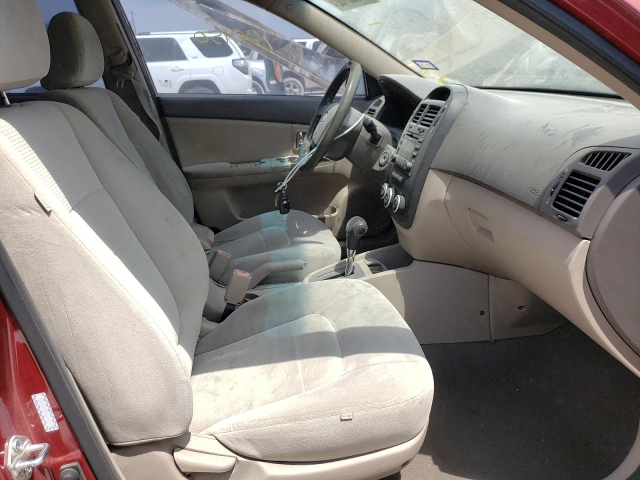 صورة رقم 5 من المزاد - 2008 KIA SPECTRA EX مع VIN KNAFE121X85528938