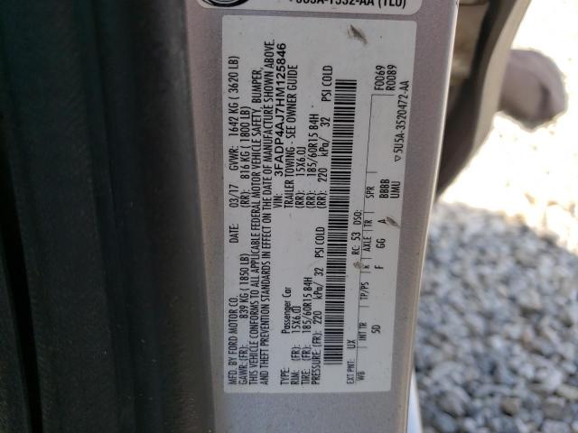 Photo 10 from auction – 2017 FORD FIESTA S with VIN 3FADP4AJ7HM125846