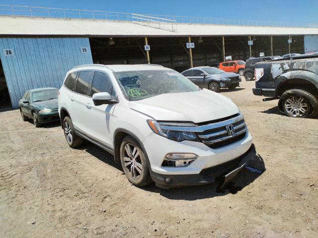 HONDA PILOT EX 2018 with VIN 5FNYF6H36JB038256 - Photo from auction