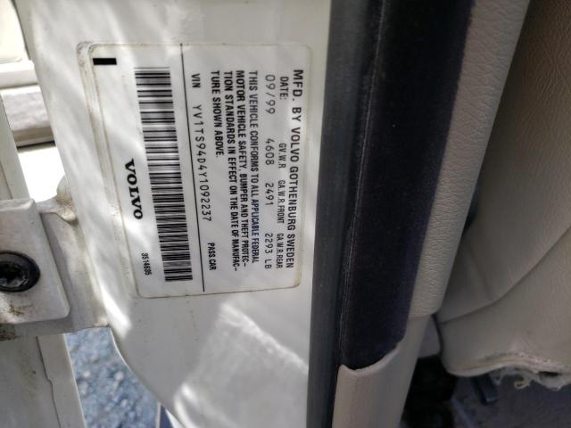 Photo 10 from auction – 2000 VOLVO S80 with VIN YV1TS94D4Y1092237