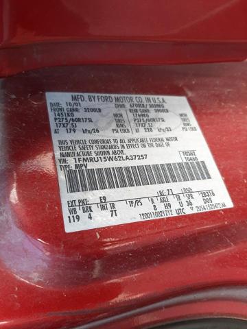 Photo 10 from auction – 2002 FORD EXPEDITION with VIN 1FMRU15W62LA37257