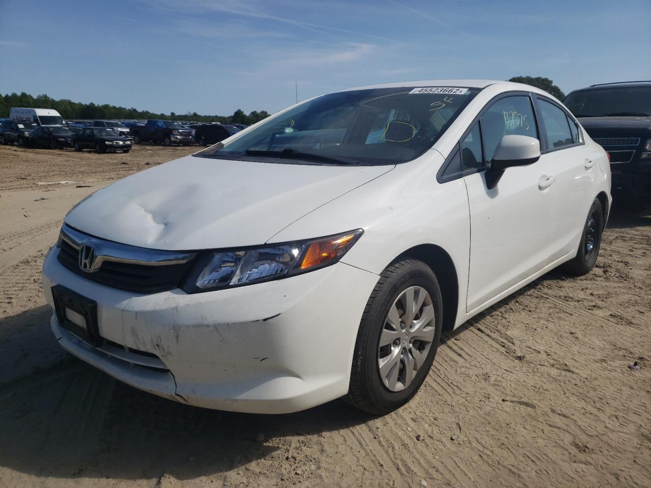 Photo 2 from auction – 2012 HONDA CIVIC LX with VIN 19XFB2F59CE312946