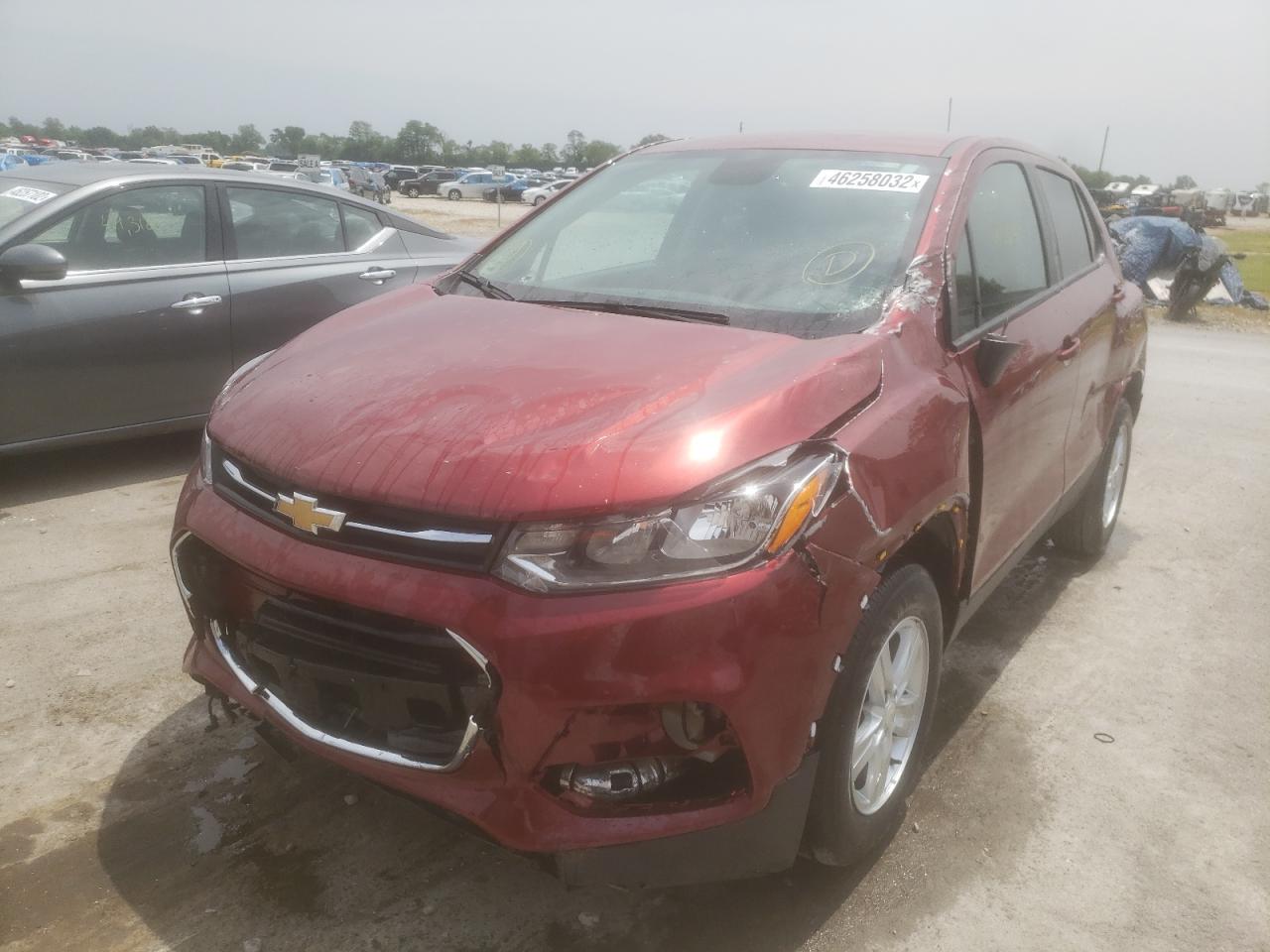 Photo 2 from auction – 2021 CHEVROLET TRAX LS with VIN KL7CJNSM7MB362647