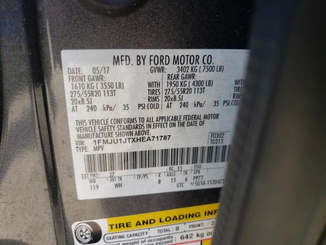Photo 10 from auction – 2017 FORD EXPEDITION with VIN 1FMJU1JTXHEA71787