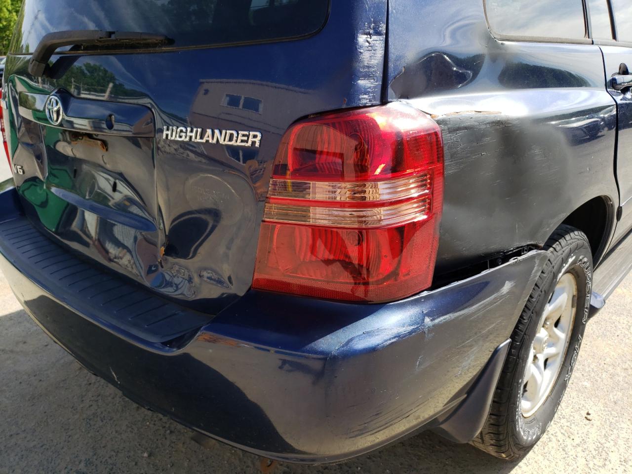 Photo 9 from auction – 2002 TOYOTA HIGHLANDER with VIN JTEGF21A420066663