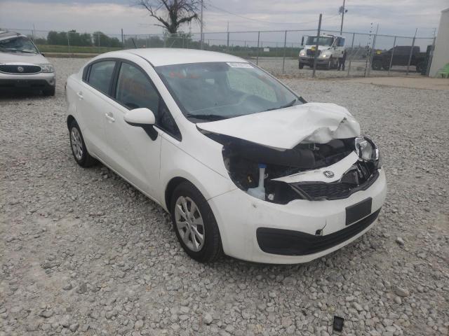 KIA RIO LX 2014 with VIN KNADM4A31E6324839 - Photo from auction