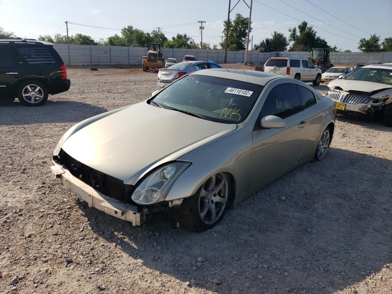 Photo 2 from auction – 2006 INFINITI G35 with VIN JNKCV54E66M719951
