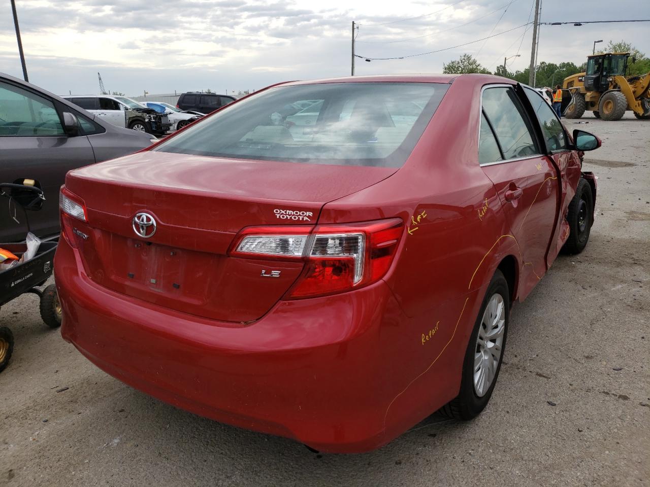 Photo 4 from auction – 2013 TOYOTA CAMRY L with VIN 4T4BF1FK5DR314037