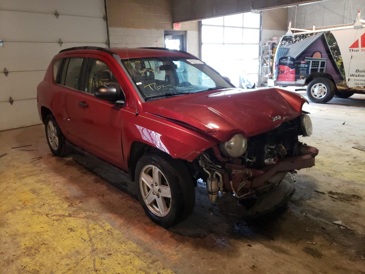 JEEP COMPASS 2007 with VIN 1J8FT47W27D383695 - Photo from auction