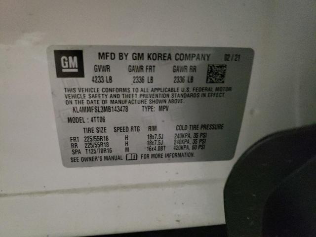 Photo 10 from auction – 2021 BUICK ENCORE GX with VIN KL4MMFSL3MB143478