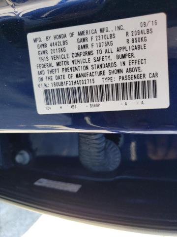 Photo 10 from auction – 2017 ACURA TLX with VIN 19UUB1F32HA002715