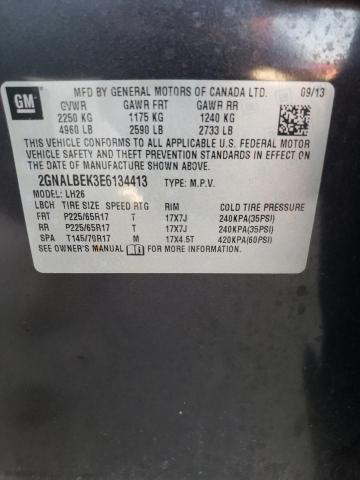 Photo 10 from auction – 2014 CHEVROLET EQUINOX LT with VIN 2GNALBEK3E6134413