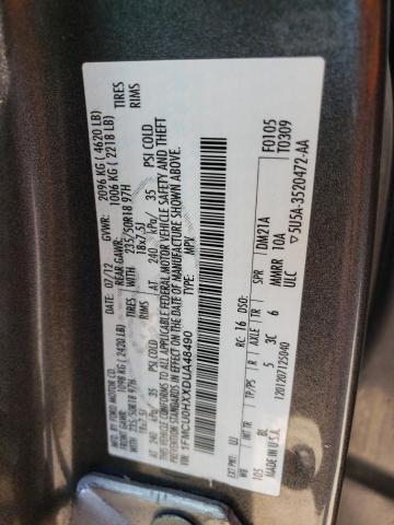 Photo 10 from auction – 2013 FORD ESCAPE SEL with VIN 1FMCU0HXXDUA48490