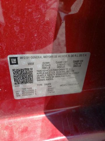 Photo 10 from auction – 2018 CHEVROLET SILVERADO with VIN 3GCPCREC6JG605294