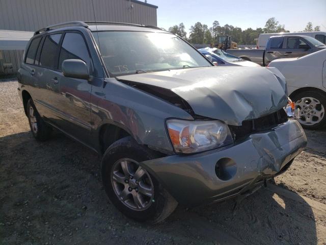 TOYOTA HIGHLANDER 2007 with VIN JTEEP21A670193846 - Photo from auction