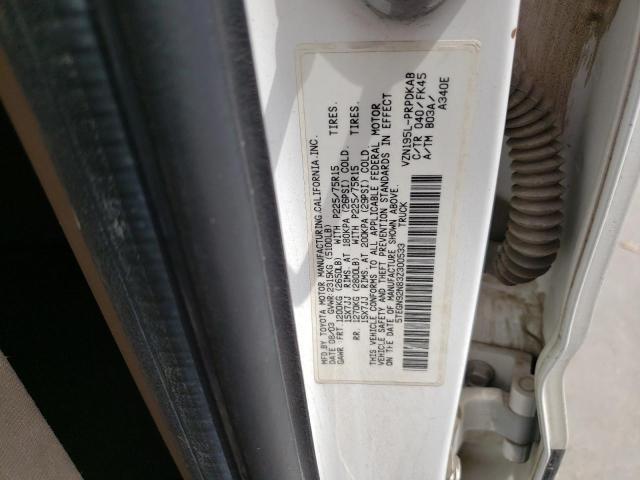 Photo 10 from auction – 2003 TOYOTA TACOMA with VIN 5TEGN92N83Z300533