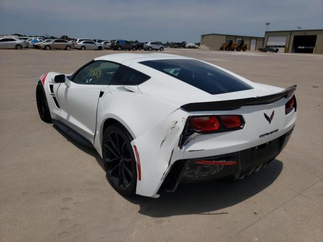 Photo 3 from auction – 2017 CHEVROLET CORVETTE G with VIN 1G1YW2D73H5100668