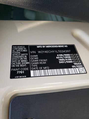 Photo 10 from auction – 2020 FREIGHTLINER SPRINTER 2 with VIN W2Y4ECHY1LT034397