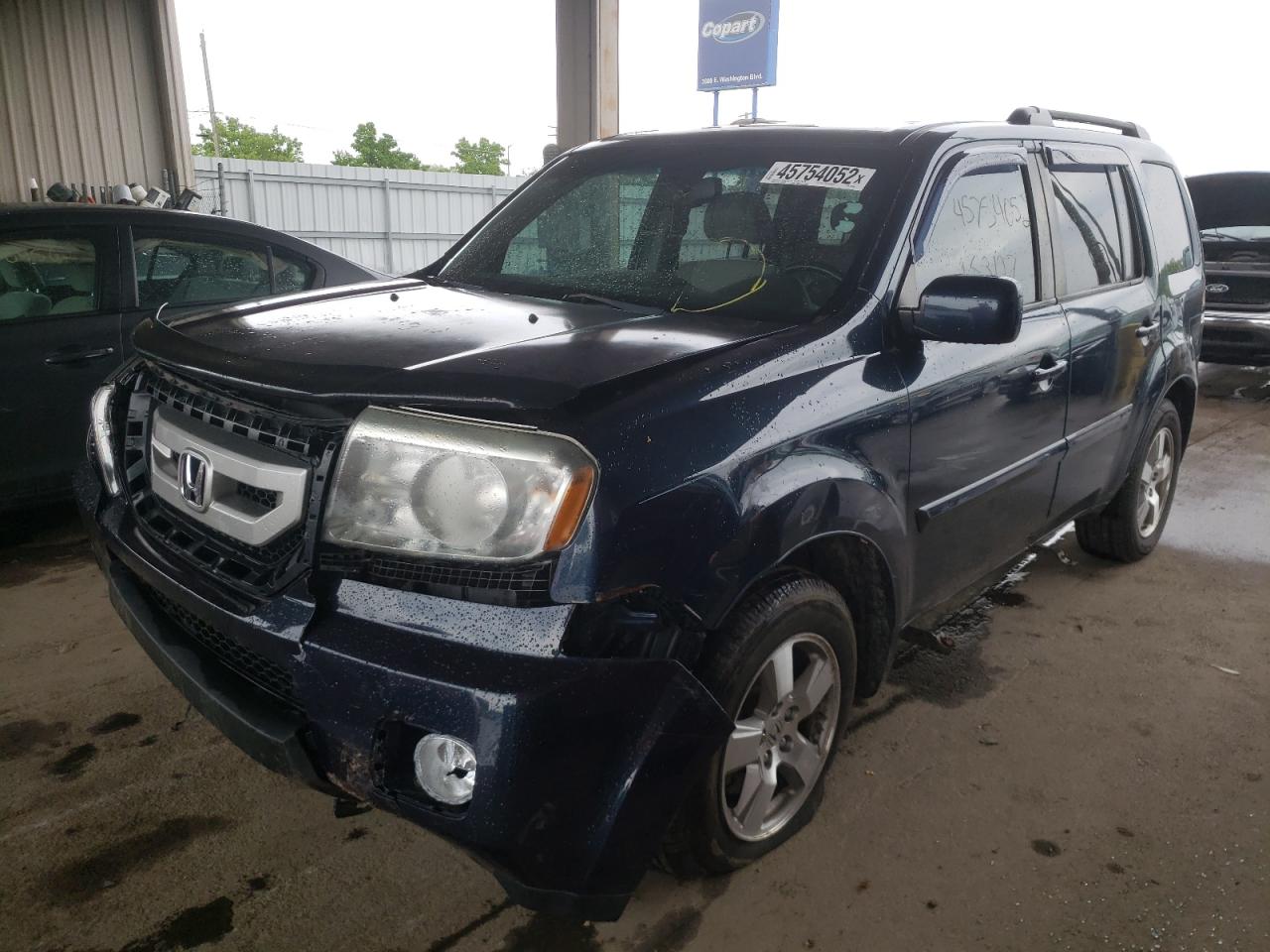 Photo 2 from auction – 2011 HONDA PILOT EXL with VIN 5FNYF4H50BB094894