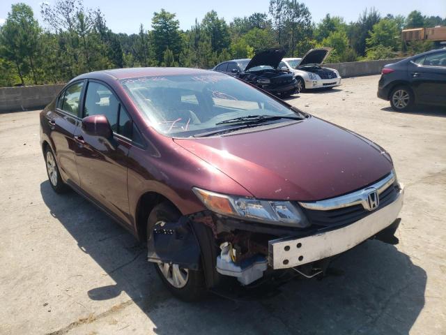 HONDA CIVIC LX 2012 with VIN 19XFB2F59CE110365 - Photo from auction