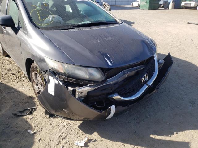 Photo 9 from auction – 2013 HONDA CIVIC LX with VIN 19XFB2F55DE239334